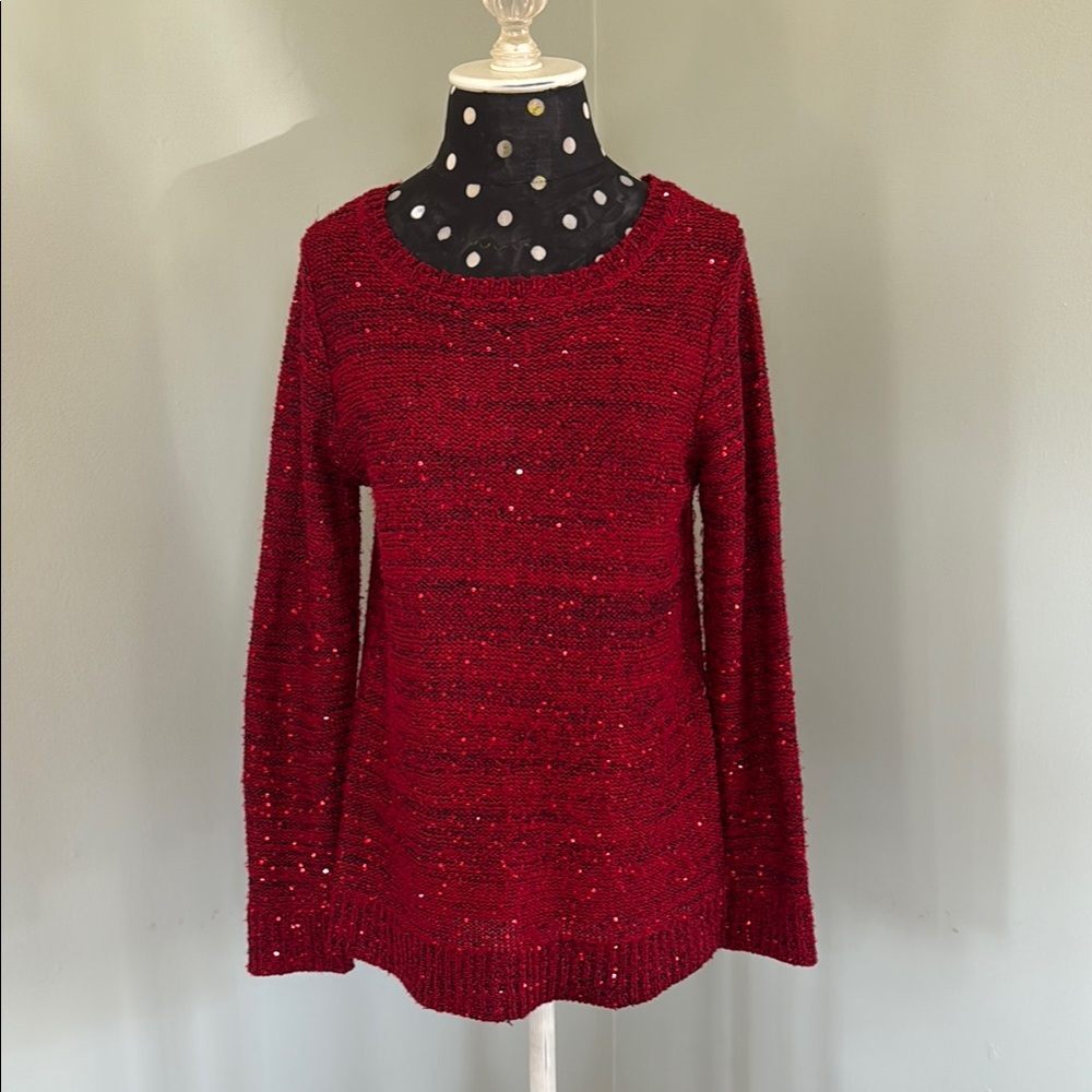 Red Knit Sweater